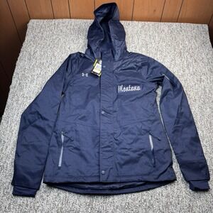 Under Armour Storm Coldgear Jacket Womens Small Montana Embroidery Blue NWT